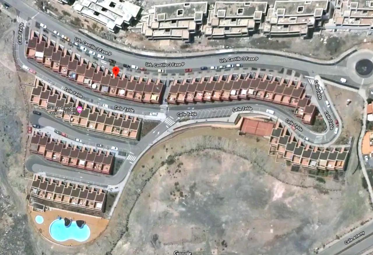 Ferienhaus Casa Caleta - Caleta Fuste - Meerblick - Pool - Glasfaserinternet กาเลตาเดฟุสเต ภายนอก รูปภาพ