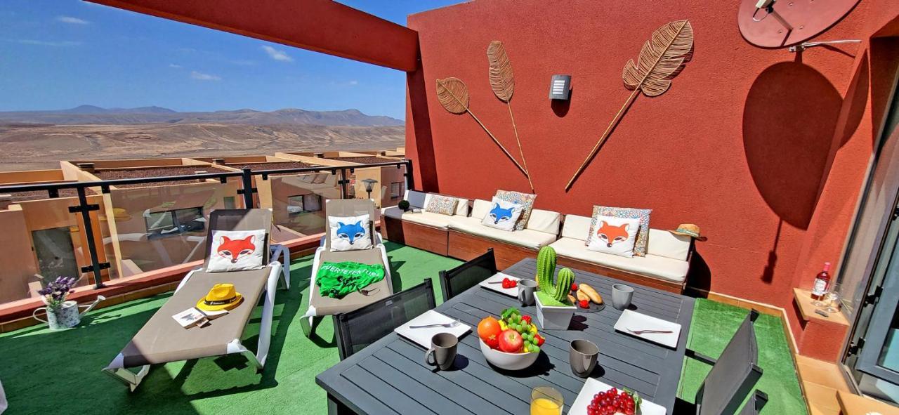 Ferienhaus Casa Caleta - Caleta Fuste - Meerblick - Pool - Glasfaserinternet กาเลตาเดฟุสเต ภายนอก รูปภาพ